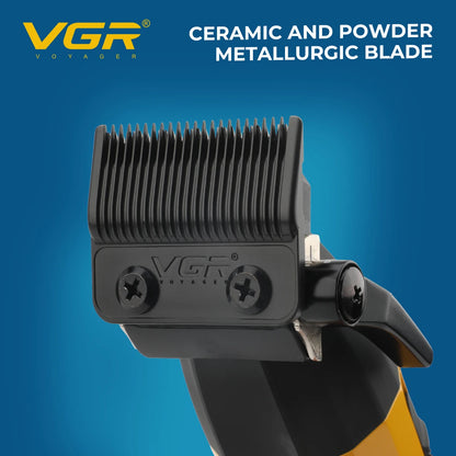 VGR Hair Trimmer Professional Hair Cutting Machine Electric Clippers Cordless Barber Haircut Rechargeable Trimmer for Men V-285