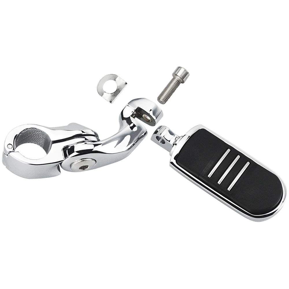 1.25" Motorcycle Engine Guard Highway Pegs Footpeg For Harley Honda Touring Sportster Davidson Road King Street Glide Low Rider