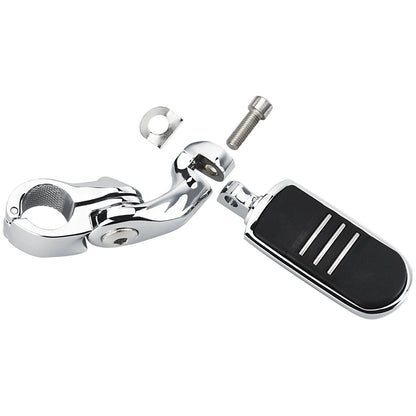 1.25" Motorcycle Engine Guard Highway Pegs Footpeg For Harley Honda Touring Sportster Davidson Road King Street Glide Low Rider