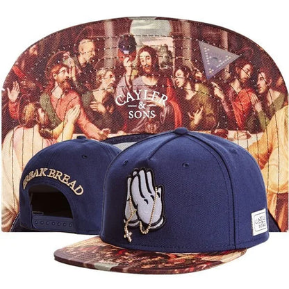 Classic Snapback Hat Cap Hip Hop Style Flat Bill Blank Adjustable Size