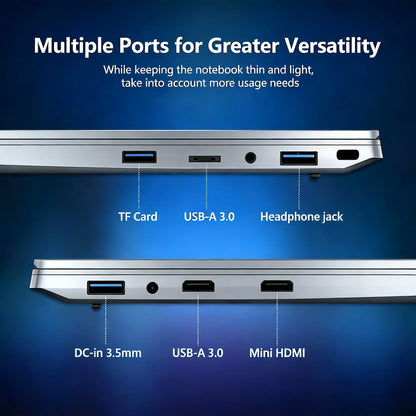 15 inch Windows 11 Pro Laptops Intel Core i9-9900 16GB RAM 1TB SSD Office Gamer Study notebook Computer PC