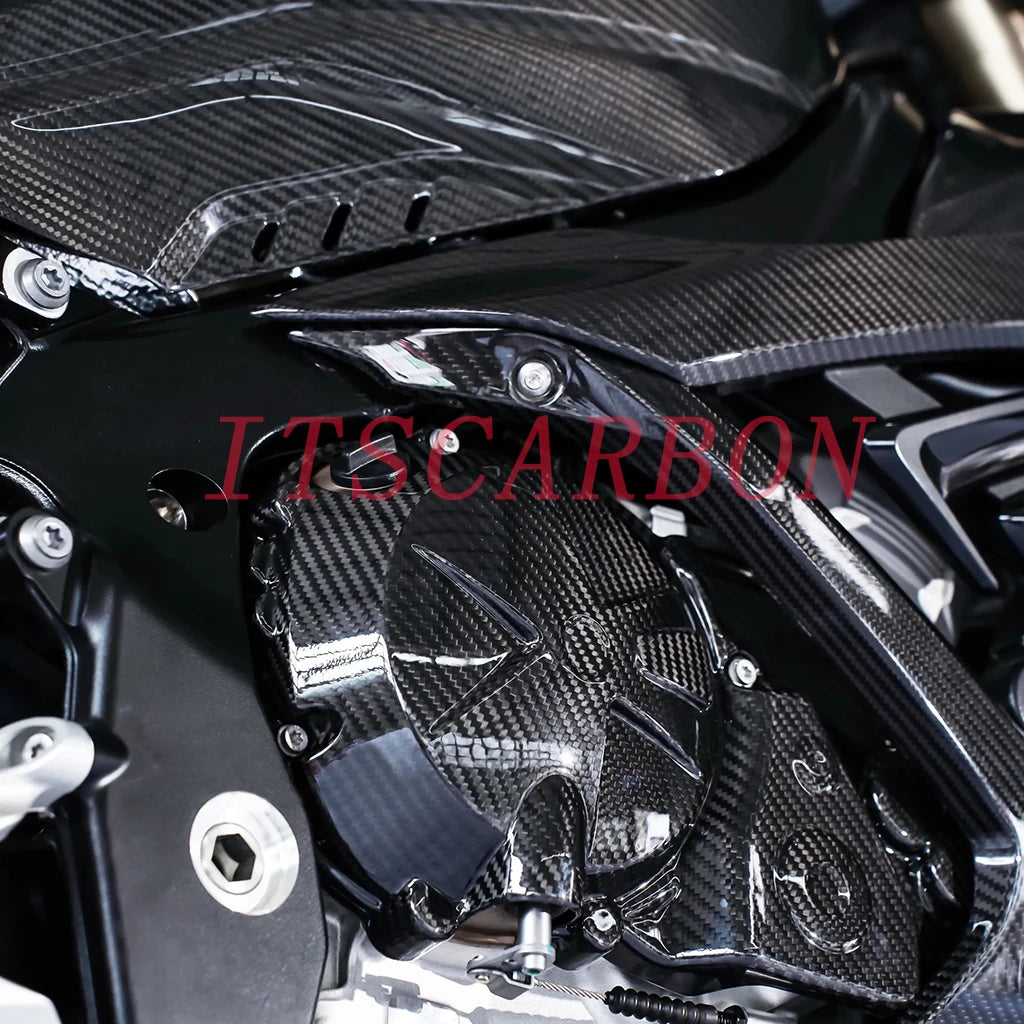 2025 For BMW S1000RR M1000RR 2023 2024 Pure Dry Carbon Fiber Winglets Rear Parts Fenders Tank Cover Fairing Kits