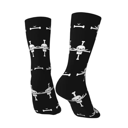 Fashion Men's Socks Harajuku Tony Tony Choppers Sock Luffys Zoros Trafalgar Law Anime Women's Socks Spring Summer Autumn Winter
