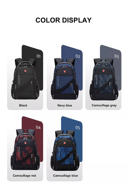 2026 Waterproof 17/20 Inch Laptop Backpack Men Airplane Travel Everyday Backpacks Women Oxford Rucksack Male School Bag Mochila