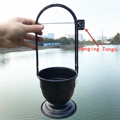 Black Hookah Charcoal Basket Coal Holder for Narguile Chicha Smoking Accessories