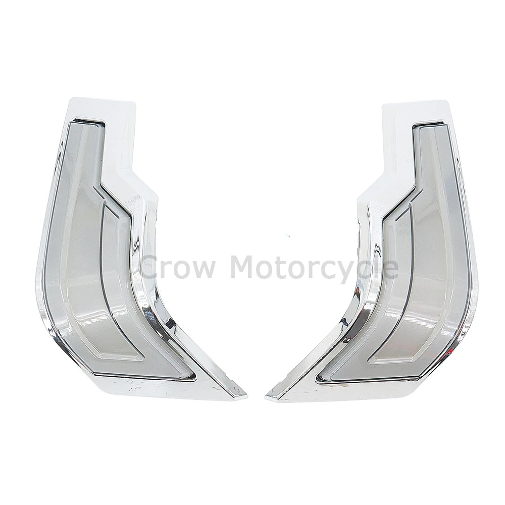 For Harley Touring Road Electra Glide Ultra Classic FLHTCU 2014+UP 2022 Motorcycle LED Tracer Tour-Pak Lights Chrome Rear Lights