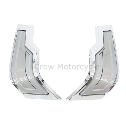 For Harley Touring Road Electra Glide Ultra Classic FLHTCU 2014+UP 2022 Motorcycle LED Tracer Tour-Pak Lights Chrome Rear Lights