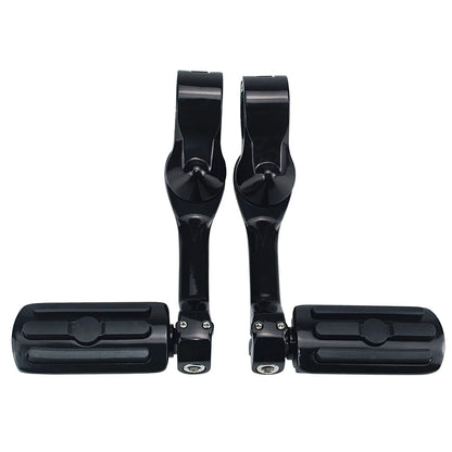 Motorcycle 1 1/4" Highway Footrest Engine Guard Mount Footpegs For Harley Road King Sportster 1200 Iron 883 Electra Street Glide