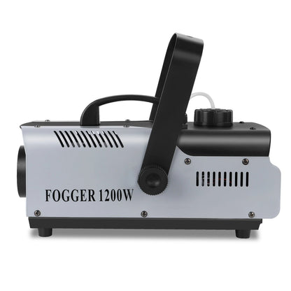 Datewink 1200W Smoke Fog Machine RGB 6LEDs Stage Lighting Effect Haze Generator Remote Control For Party DJ Disco Club Wedding
