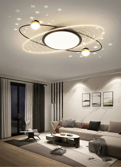 Modern Simple LED Ceiling Lamp Home Decor Bedroom Study Fixture Creative Dining Living Room Lights Children's Room Chandelier
