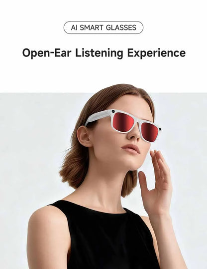 For Xiaomi AI Smart Glasses Photochromic Glasses 4K HD Camera Chat GPT Bluetooth Call Video Music Touch Translate Sunglasses