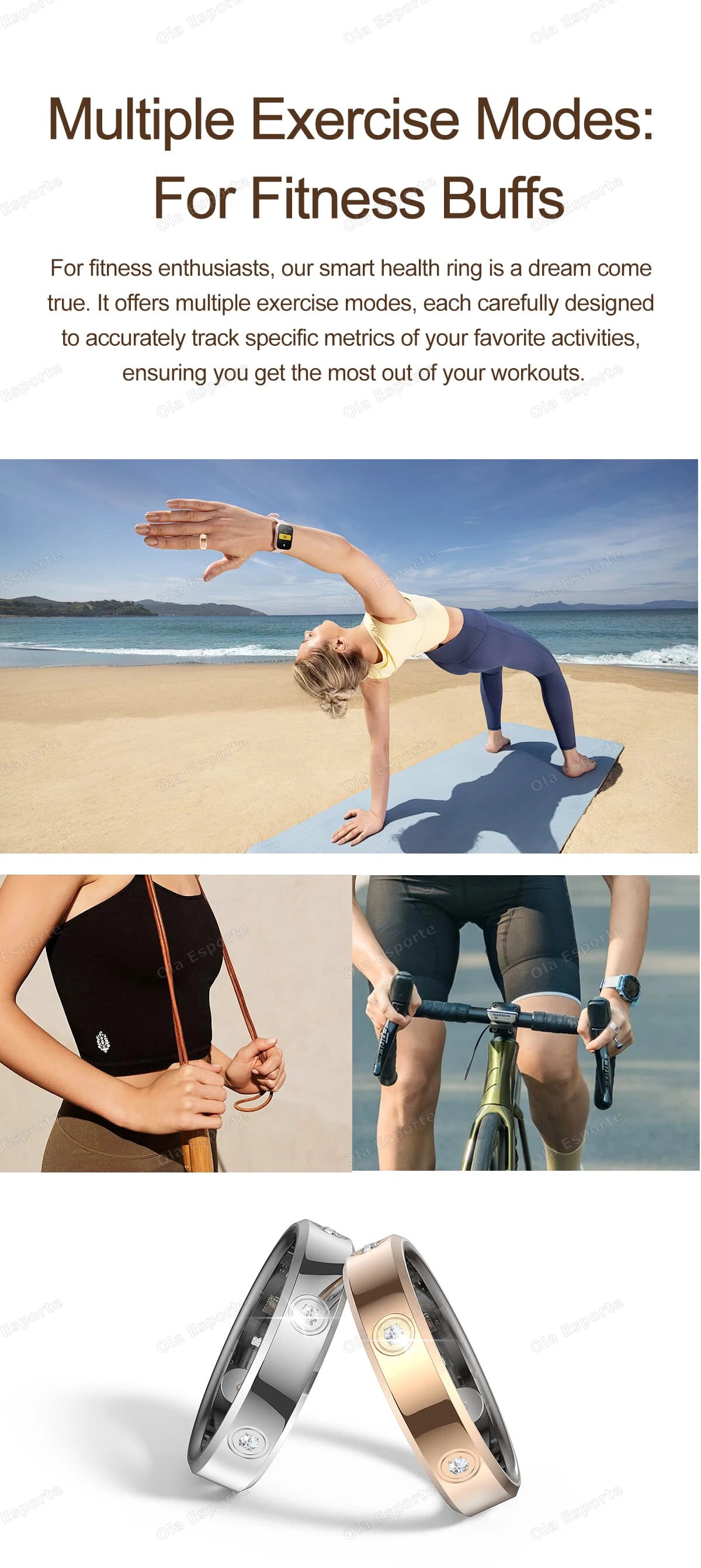 2026 Smart Ring Women Men Super narrow 6.3mm Heart Rate Health Stress measurement Monitor IP68 Waterproof Fashion Sports Rings