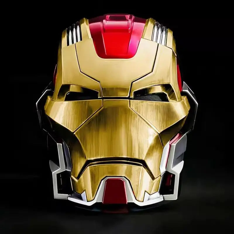Iron Man MK17 Jarvis Voice Controlled Auto Open Close Electronic Helmet Mask Face Cover Collectible Toy Decor For Superhero Fans