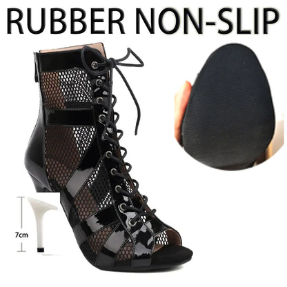 High Heels Ladies' Salsa Dance Latin Pole Dance Short Boots Ladies' Wedding Shoes Women's Dance Shoes Girls' Indoor And Outdoor
