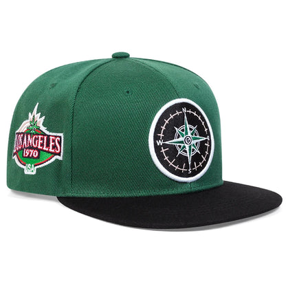 1piece Unisex Compass Embroidery Hip Hop Hat Outdoor Adjustable Sunscreen Leisure Hat Spring Summer Travel Tourism Vacation