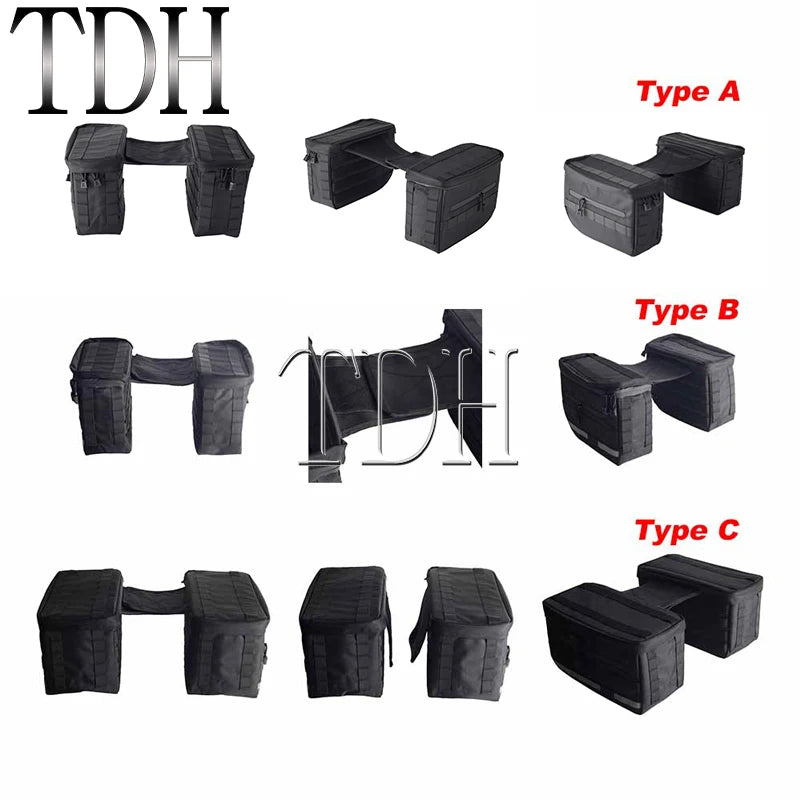 Motorcycle Saddlebag Side Tool Luggage Bag For Harley Dyna Softail Sportster XL Street Bob Low Rider FXD FXBB Travel Saddle Bags