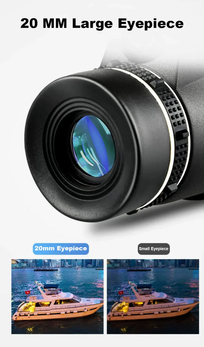 50x60 Powerful Zoom HD Bak4 Portable Powerful Binoculars Long Range Professional Telescope Monocular for Hunting