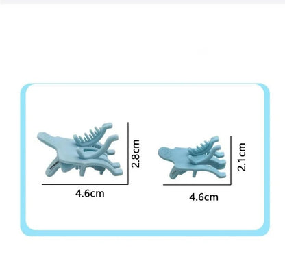 10Pcs New S/L Perm Hair Clip Reusable Hair Curl Barbershop Hook Loop Hair Rollers Styling Clamps Men