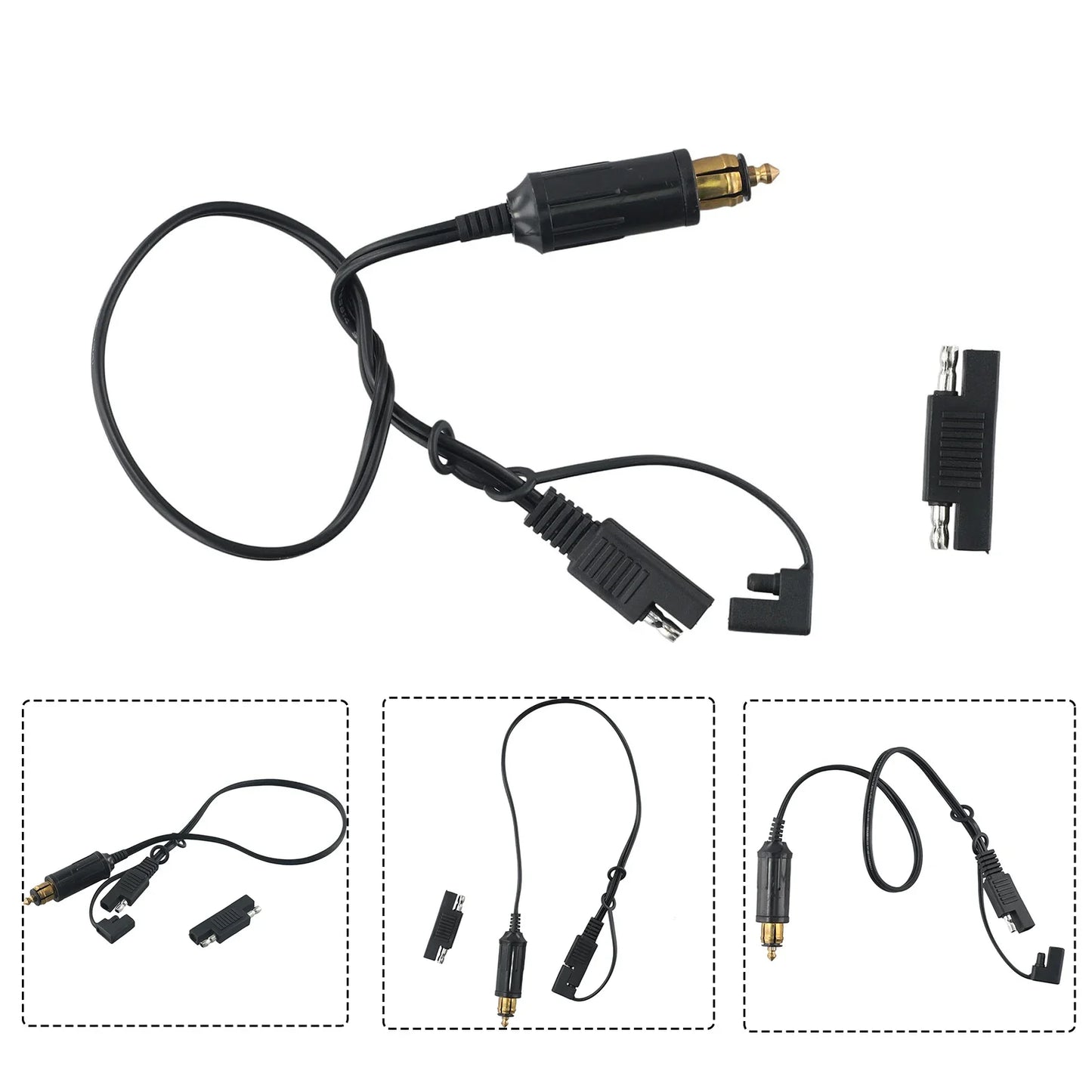 For BMW Motorcycle Connection Cable Battery Charger SAE Plug A 3 For Device Charging, Heating, Battery Management