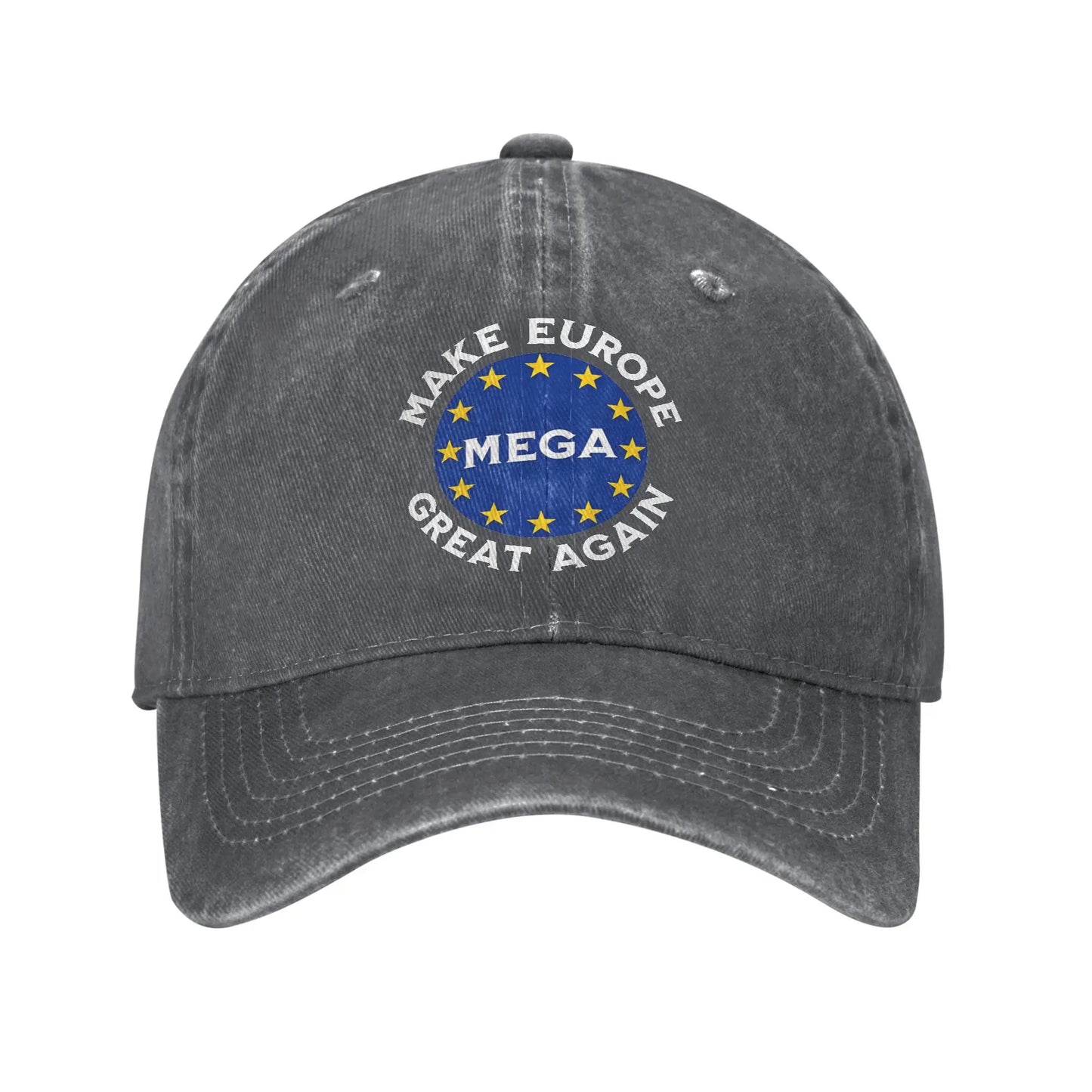 Make Europe Great Again Star Baseball Caps Casual Distressed Cotton MEGA EU Snapback Cap Unisex Outdoor Unstructured Soft Hat