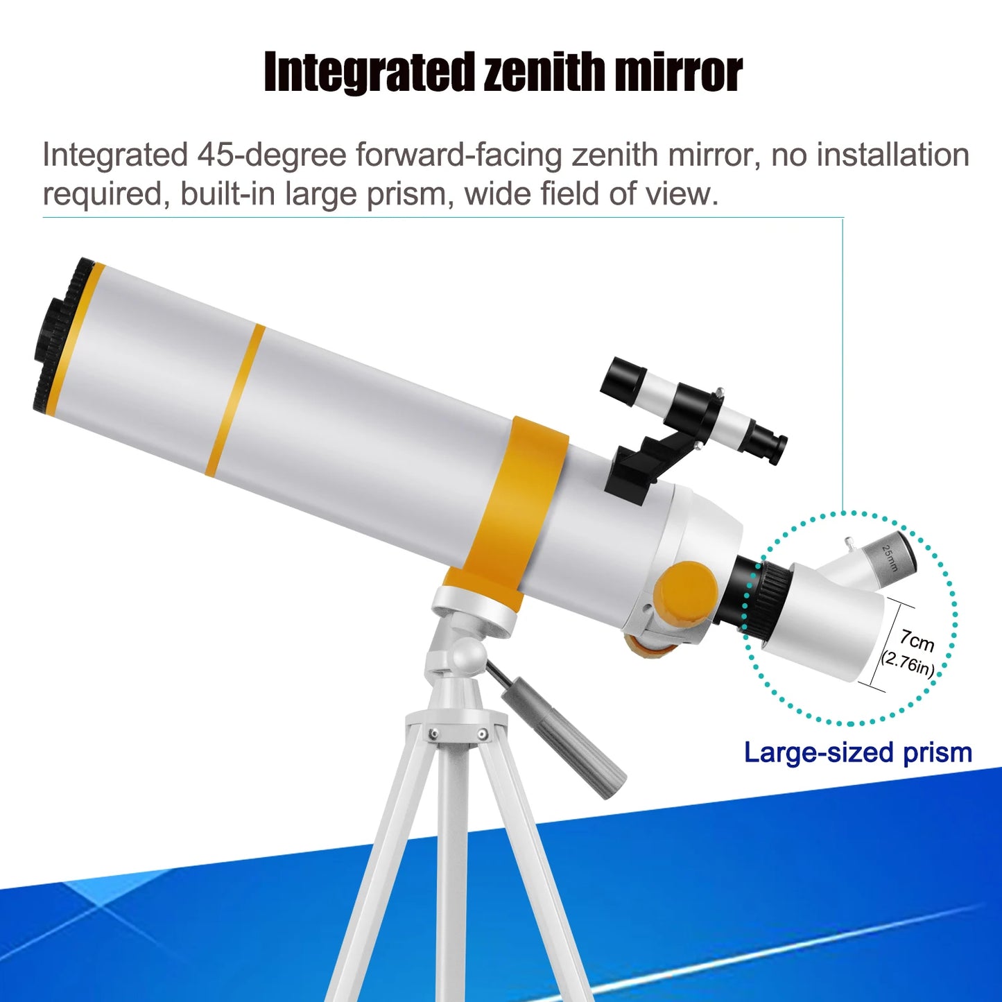 BORWOLF  Astronomy Telescopes 24X-750X for Adults, 110mm Aperture 600mm , HD for Moon Stargazing
