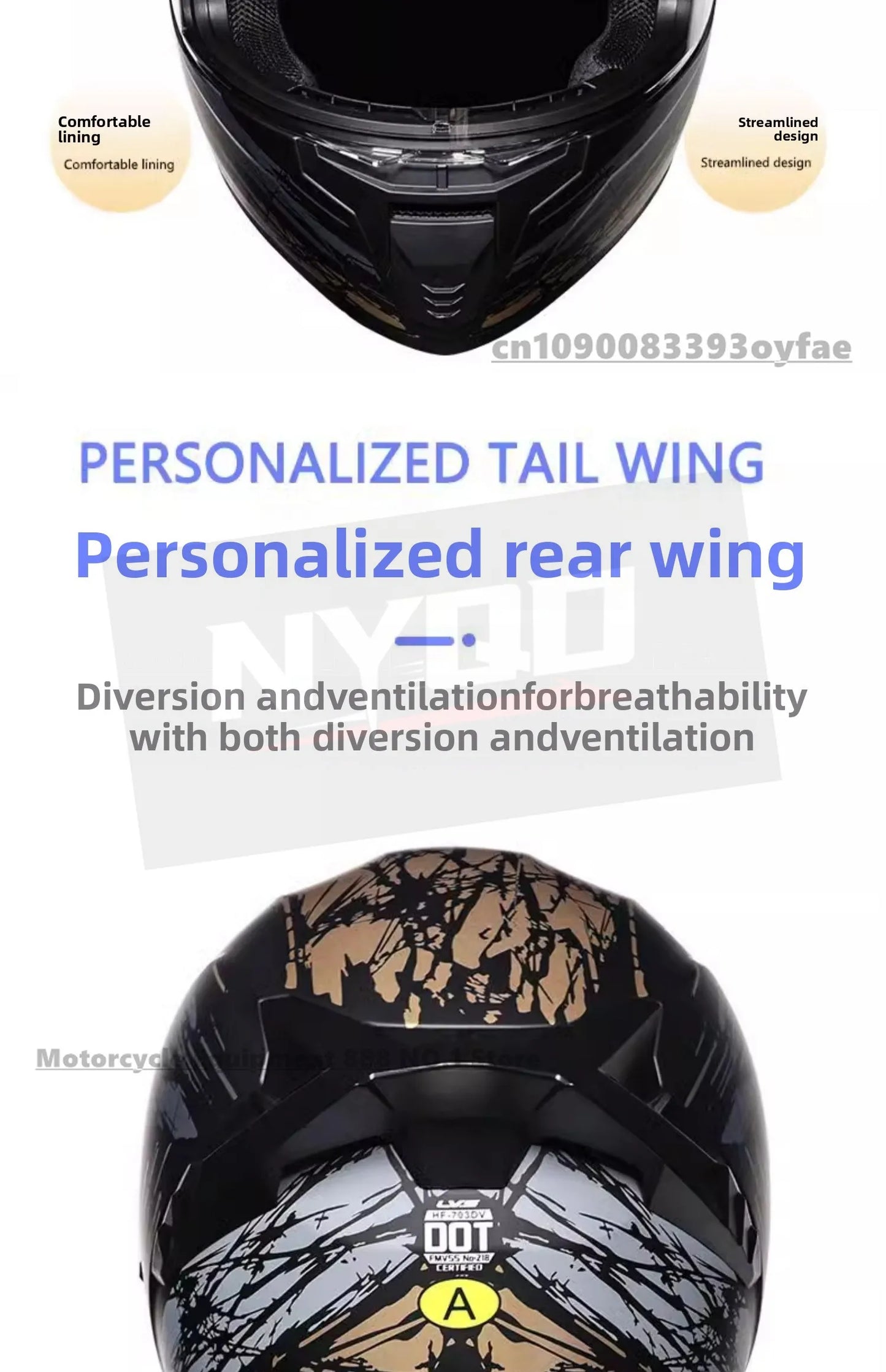 LVS motorcycle helmet men's and women's full face helmet double lens racing helmet DOT certification casco moto