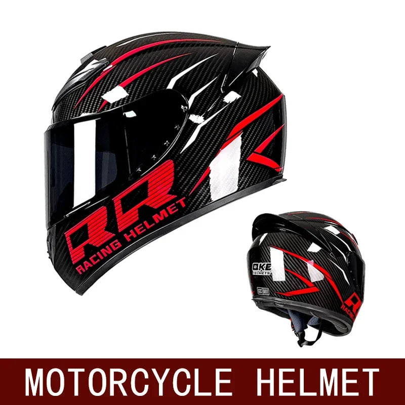 Motorcycle Helmet and Safety Scooter Motorcycle Modular Capacitor Helmet Engine Full Face Integral Motorcycle Full Helmet
