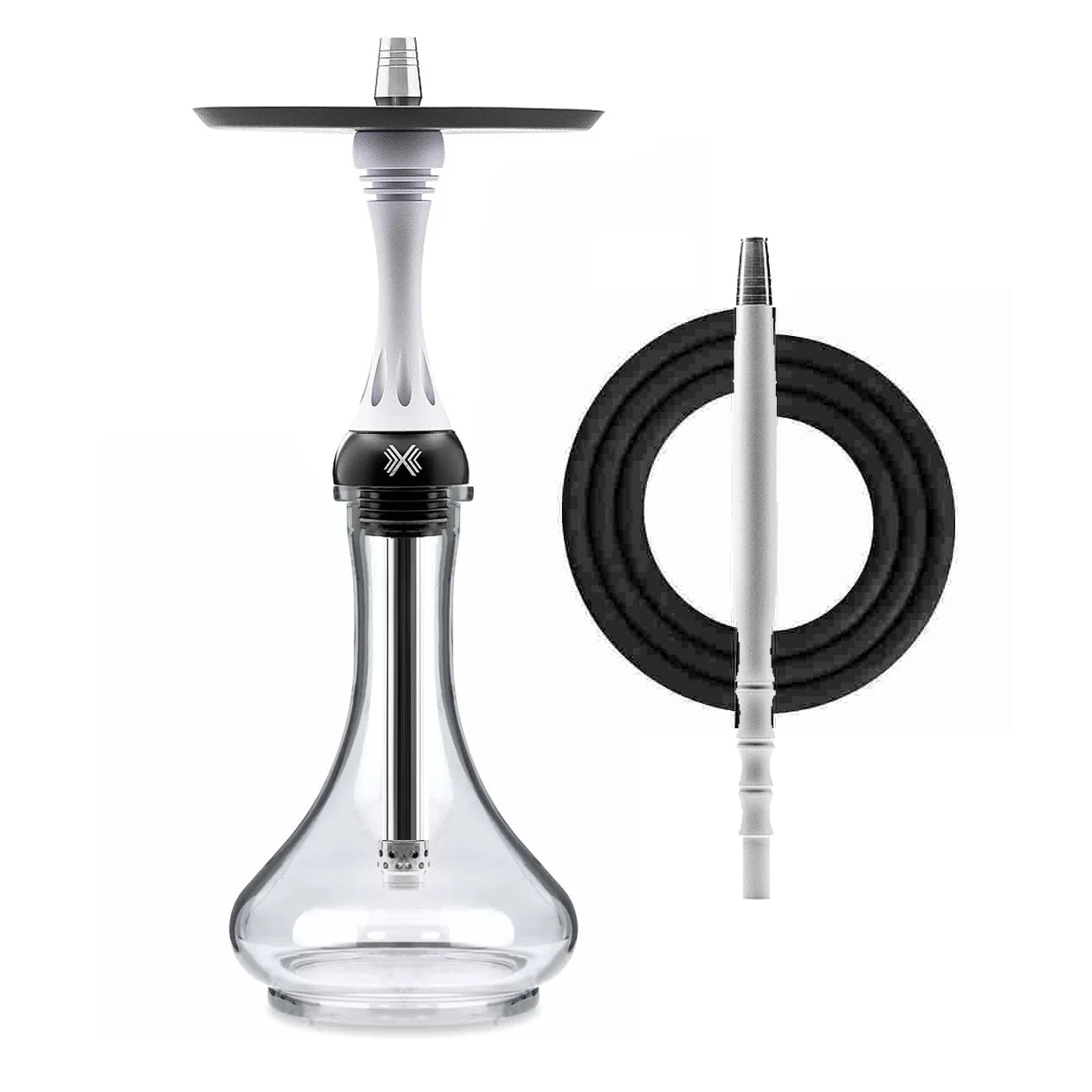 Shisha Hookah Alpha X Kappa Set with Glass Bottle Arabian Shisha Hookah Set