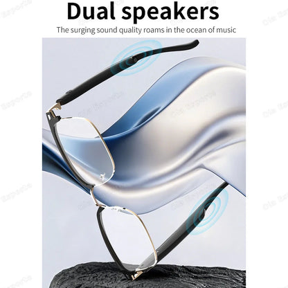 Ola Esporte Bluetooth Smart Glasses Automatic Adjustment AI Voice Music Eyewear Waterproof Call Eyeglass For Anti-blue Light New
