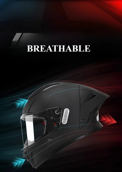 TANKED Motorcycle Helmet DOT ECE2206 Helmets Street Racing Capacete Pink Visor Double D Buckle Women Casco Moto S M  LCascos