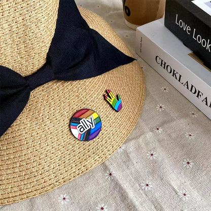LGBT Rainbow Enamel Pins Pride Gay Asexual Trans Lesbian Dialog Box Brooches Lapel Backpack Badge Jewelry Gifts Accessories