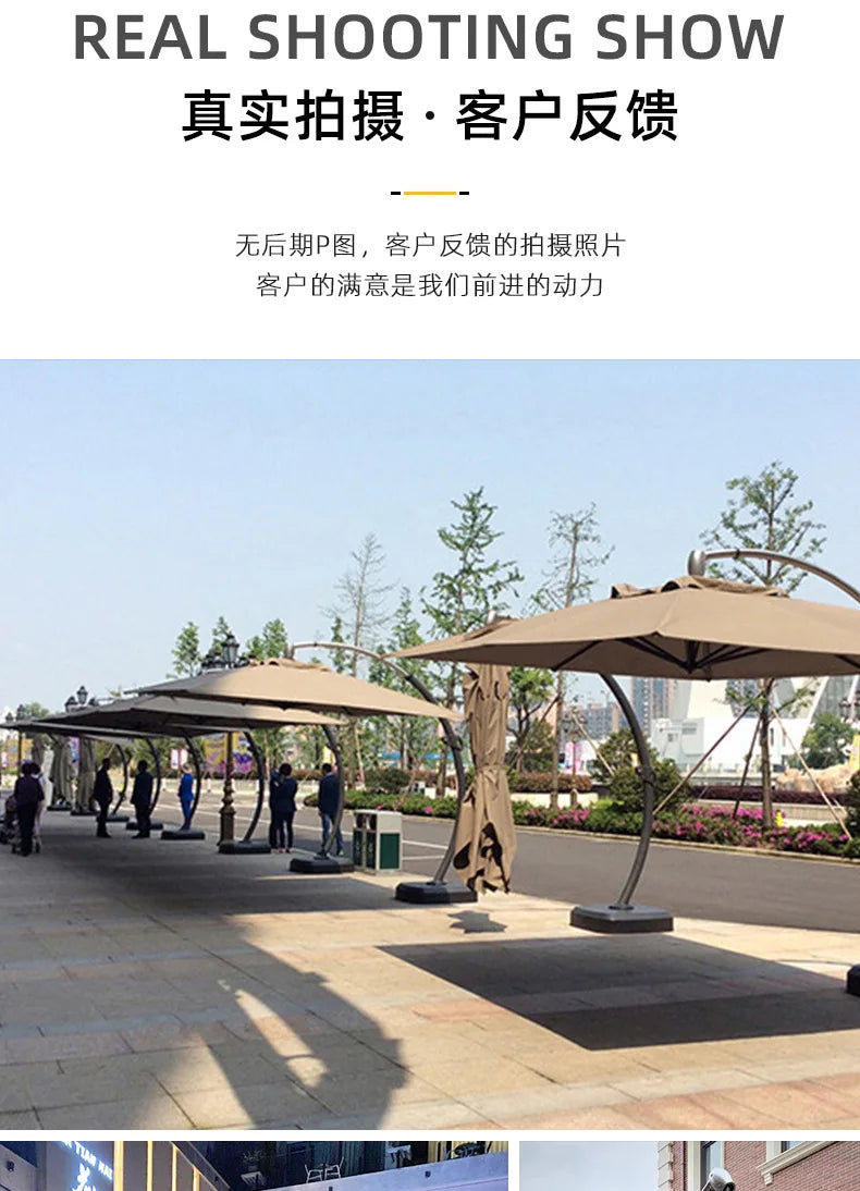 Outdoor Garden Parasol Garden Terrace Large Sun Umbrella