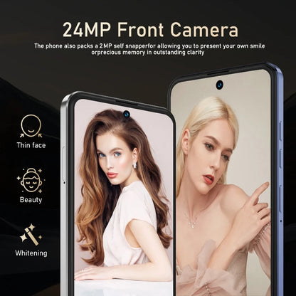 FUFFI Global Vision i17 Pro Max Smartphone Android 8GB RAM 256GB ROM 6.56 Inch Phone 720x1612HD 24+48MP 5G Network Mobile Phones