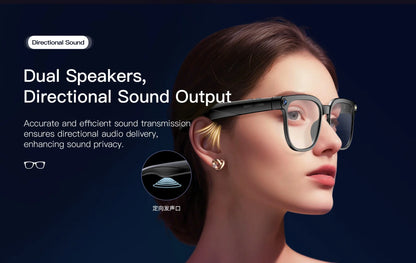 2026 4K HD AI Smart Glasses New Bluetooth Call Voice Assistant Control Chat GPT 800MP Camera AI Translation Sunglasses Men Women