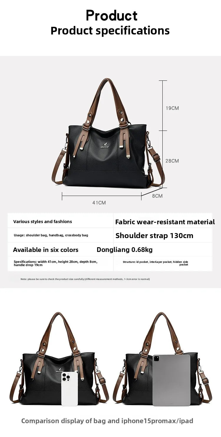 Women's Bag New2025Spring and Summer Crossbody Bag for Women, Elegant Single Shoulder Bag for Middle-aged Ladies, Handbag