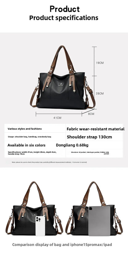 Women's Bag New2025Spring and Summer Crossbody Bag for Women, Elegant Single Shoulder Bag for Middle-aged Ladies, Handbag