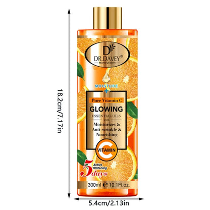 300ml Dr.davey Vitamin C Skin care oil moisturizes and nourishes skin large capacity full body essential oil