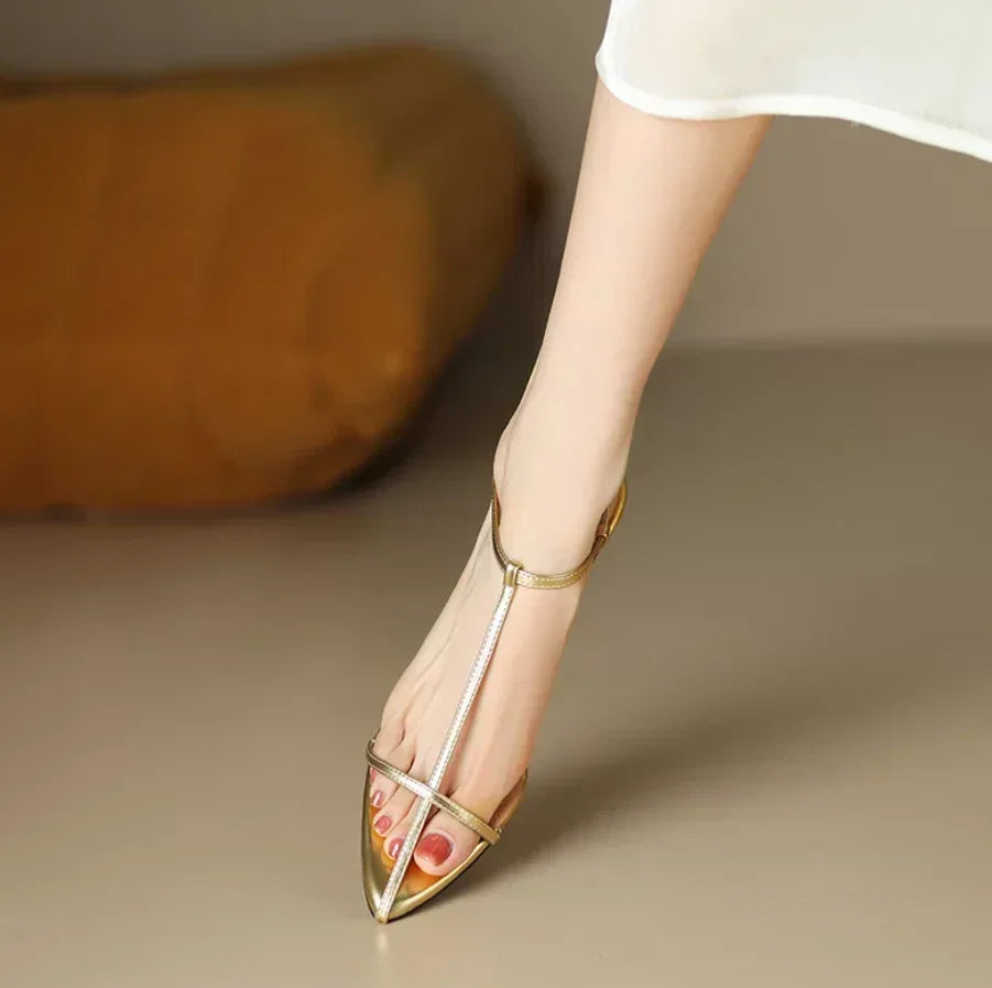 High Heels Sandals Sexy Women Pointed Toe Shoes Luxury Woman Slippers New Pumps Beach Dress Flip Flops Party Mujer Sandalias