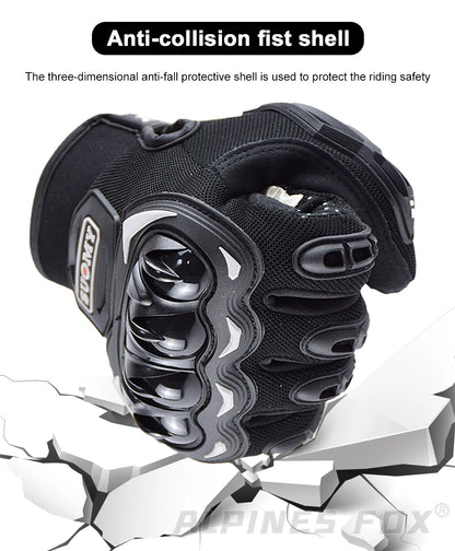 VEMAR Summer Motorcycle Gloves Men Black Full Finger Touchscreen Cycling ATV MTB Guantes Moto Luvas Bike Riding Glove Women Red