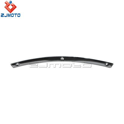 Steel Motorcycle Front Windshield Trim W/ Rubber Gasket For Harley Electra Street Tri Glide Touring Windscreen Strips 1996-2013