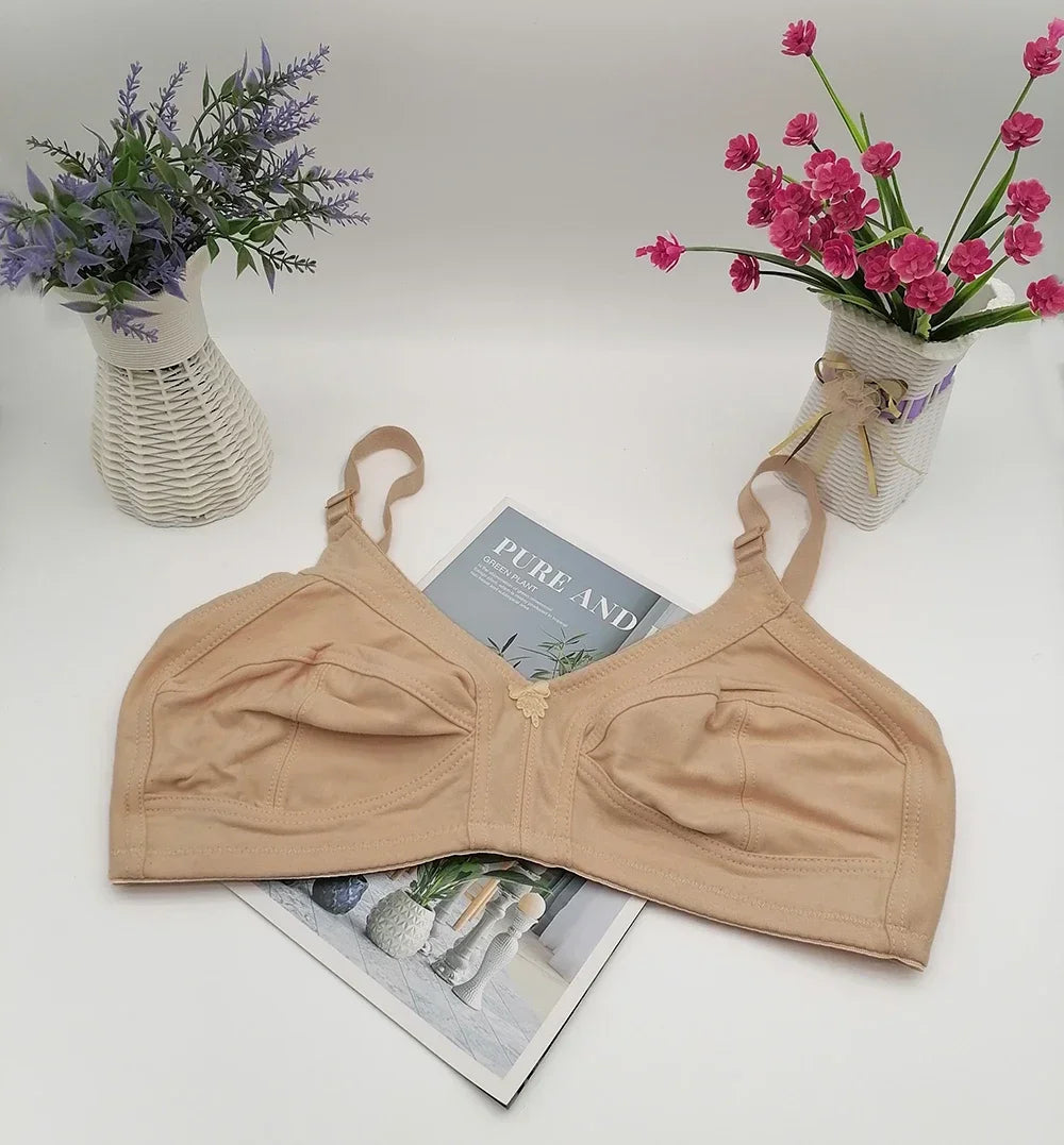 TOP Push Up Bra Plus Size Bras for Women Full Coverage D E F Cup Seamless Underwear Cotton Bh 115E 110E 105E 100E 95E 90E85E C02