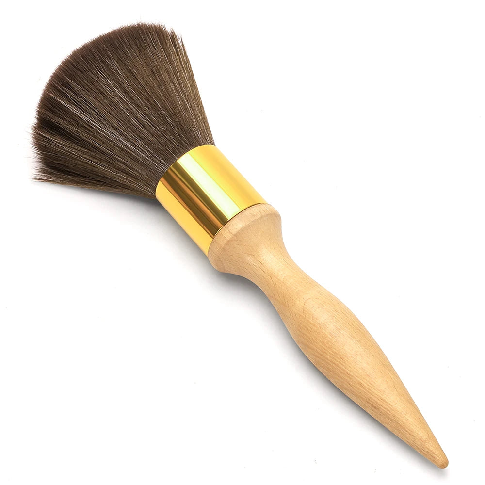 Professional Barber Duster Neck Face Brushes Hair Clean Soft Black Hairbrush Salon Cutting Hairdressing Styling Make Tools
