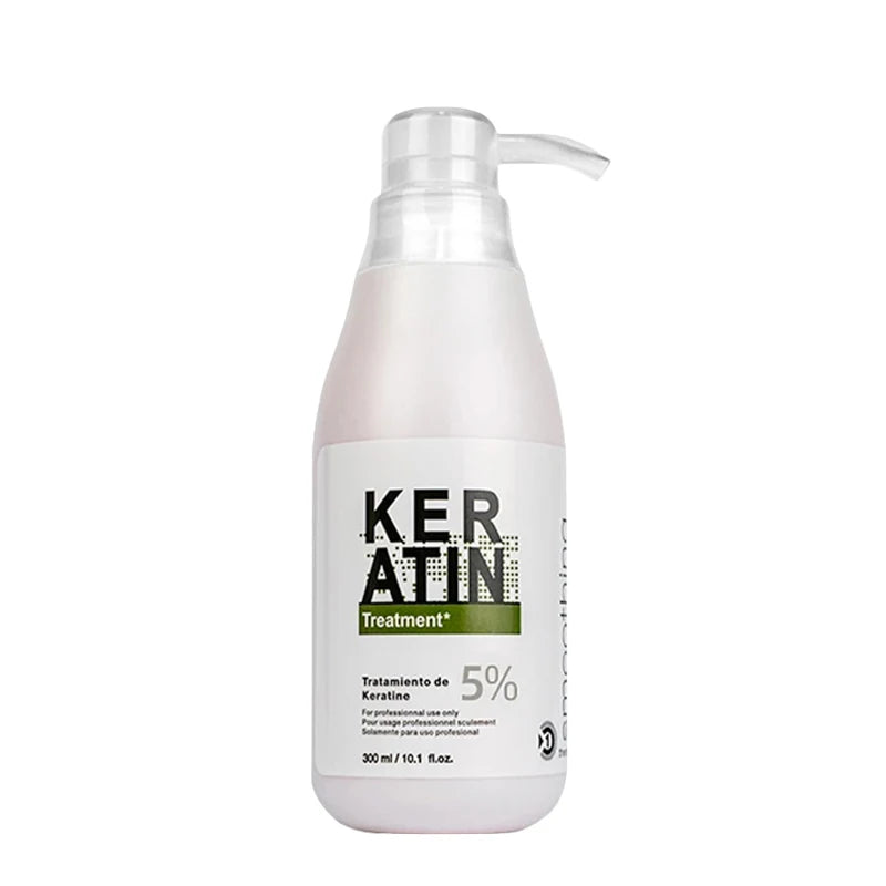 PURC Brazilian Keratin Hair Treatment Formalin Professional Straightening Smoothing Curly Hair Frizz Dry Repair Cream Hair Care
