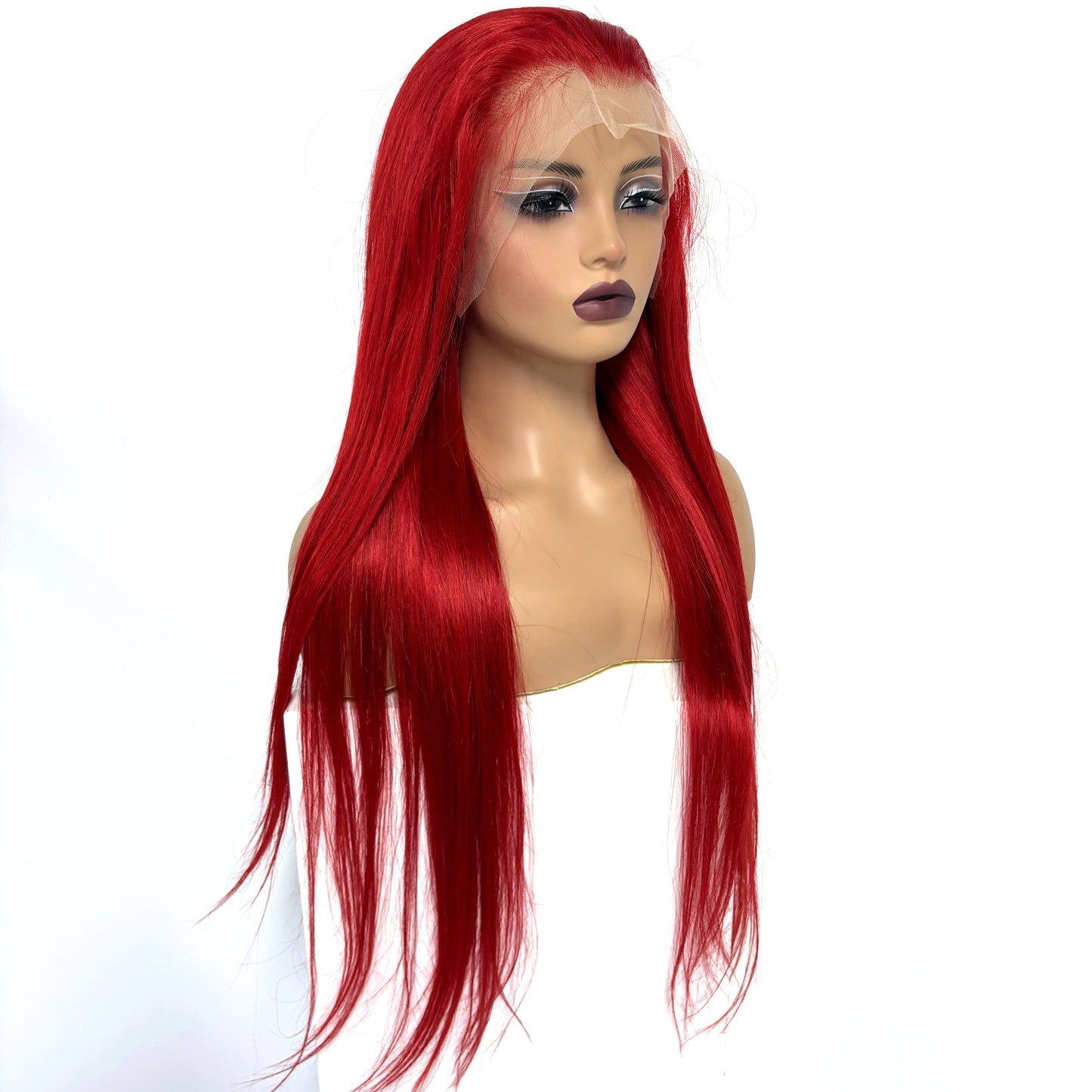 13x4 Lace Frontal Pink Straight Human Hair Wig 26 28inch 250 Density Pre Plucked Red Hair Wig Grey Lace Front Wigs for Women