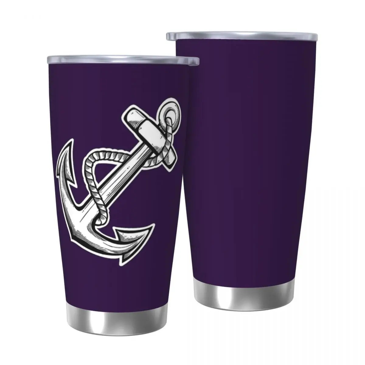 Fremantle Dockers Anchor Stainless Steel Tumbler Vacuum Insulated Mugs Thermal Cold Cup Straw With Lid 20oz