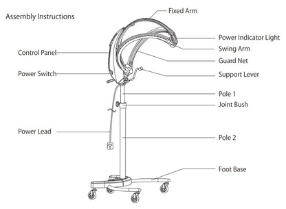Professional Salon Hair Dryer New Design Hair Care Haircut Haircut Treatment Equipment Adjustable Temperature