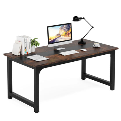 Tribesigns Large Office Desk Computer Table Study Writing Desk Workstation for Home Office Modern Computer Desk