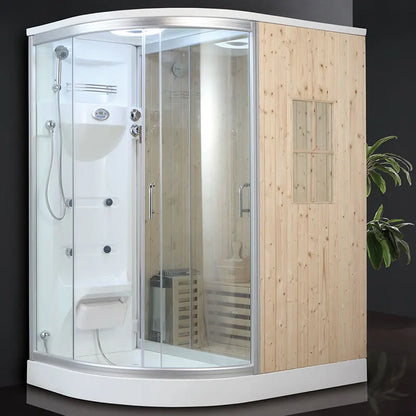 Customization Hot Cheap Family Multi-function Sauna Wooden Steam Shower Room