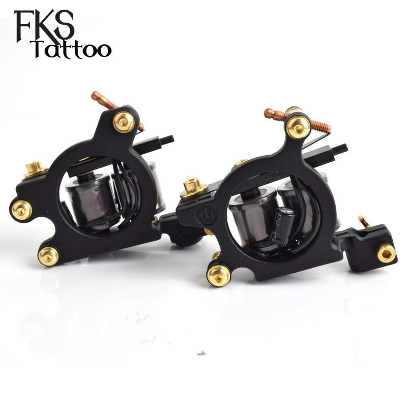 Special Price Handmade Tattoo Gun Wraps Coils Iron Frame Tattoo Machine Liner&Shader Beginner Tatu Gun For Tattoo Artist