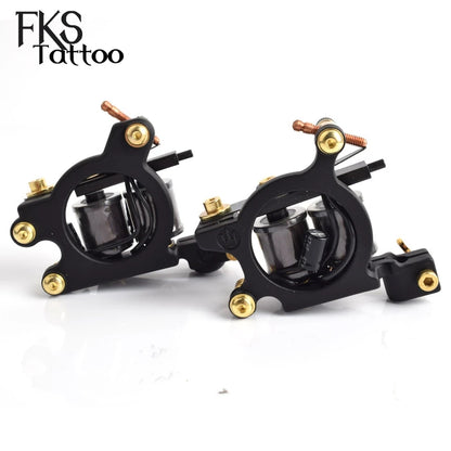 Special Price Handmade Tattoo Gun Wraps Coils Iron Frame Tattoo Machine Liner&Shader Beginner Tatu Gun For Tattoo Artist